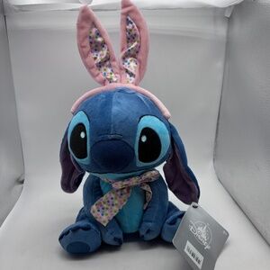 Disney Lilo and Stitch Easter Bunny Character Plush New with Tags!